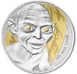 10 euro, Gollum şi Inel Elfesc, , argint de 333/1000, 13 g, Franţa, 2026