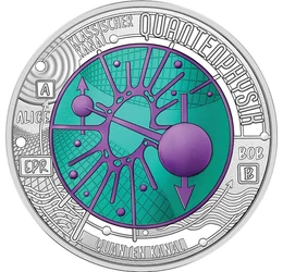 Realitatea inaccesibilă a fizicii cuantice, 25 euro, argint, Austria, 2026