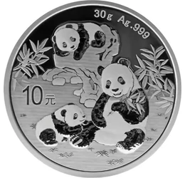 Valoarea în alb-negru, 10 yuani, argint, China, 2025