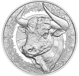 Taurul perseverent, 20 euro, argint, Austria, 2026
