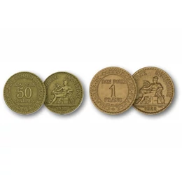 50 centime, 1, 2 franci, ,  , , Franţa, 1920-1929