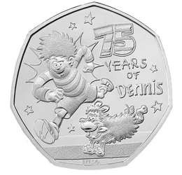 Dennis, veşnic tânăr şi poznaş, 50 pence, Marea Britanie, 2026