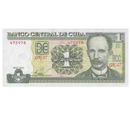 1 peso, ,  , 0, Cuba, 2010