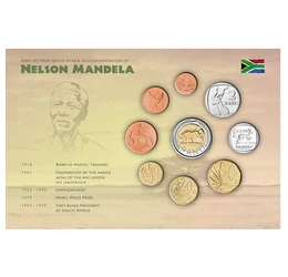 1, 2, 5, 10, 20, 50 cenţi, 1, 2 rand, ,  , 0, Republica Africa de Sud, 2000-2017