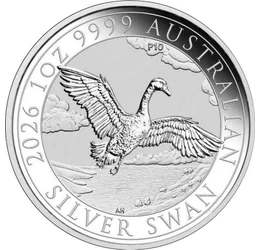1 dolar, Lebădă care îşi ia zborul, , fineţe, argint de 999,9/1000, 31,1 g, Australia, 2026