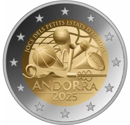 2 euro, Echipamente sportive, GSSE, , cupru, nichel, 8,52 g, Andorra, 2025