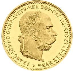  10 coroane,Francisc I, laur,1892-1906, Monarhia Austro-Ungară