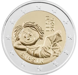 2 euro, Sipsik, , cupru, nichel, 8,52 g, Estonia, 2026