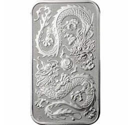 Monedă din argint în formă de lingou, 1 dolar, argint, Australia, 2020