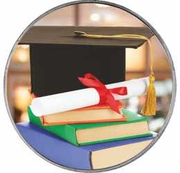 Absolvire facultate, felicitare personalizată, medalie ocazie, ambalată exclusiv