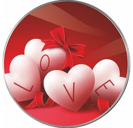 // Dragoste - LOVE, felicitare personalizată, medalie ocazie, ambalat exclusiv, medalie color, ambalată exclusiv // 