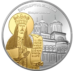 // medalie, România,  // - Medalie unică cu Neagoe Basarab, domnitorul Ţării Româneşti, care a ctitorit Mănăstirea Curtea de Argeş.