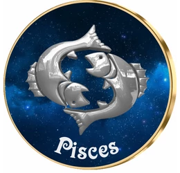 Peşti, medalie zodiac, ambalată exclusiv 