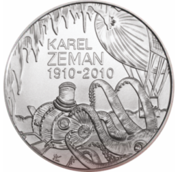  200 kč, Karel Zeman, Ag, proof,2010 Cehia