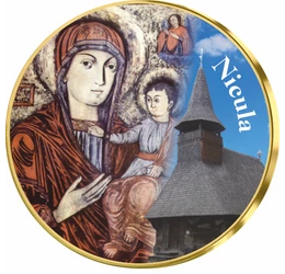 // medalie,Mănăstirea Nicula // Mănăstirea Nicula este cunoscută ca centru de spiritualitate prin Icoana făcătoare de minuni, în jurul căreia a luat naştere unul dintre cele mai mari pelerinaje din lumea ortodoxă. Stăreţia adăposteşte un paraclis cu hramu