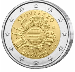  2 euro, Jubileu, 2012 Slovacia