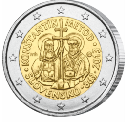  2 euro, Chiril şi Metodie, 2013 Slovacia