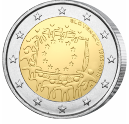  2 euro,Steagul Europei,Slovacia,2015 Slovacia