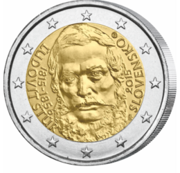  2 euro, Ľudovít Štúr, ,2015 Slovacia