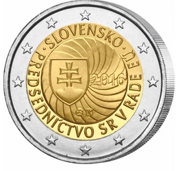 Prima preşedinţie slovacă a Consiliului UE, 2 EUR, Slovacia, 2016