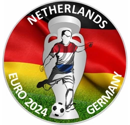 CE de Fotbal, Olanda, 10 euro, argint