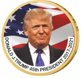  1 dolar, Donald J. Trump, monedă color, 2007-2020, SUA
