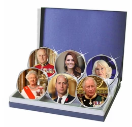 Elisabeta a II-a - Charles al III-lea şi Casa de Windsor, 50 pence, Marea Britanie, 2011