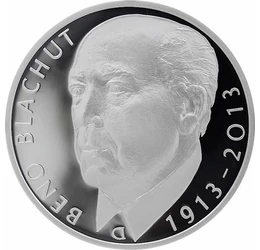 Beno Blachut, cântăreţ de operă, 500 CZK, argint, Cehia, 2013