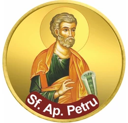 Sf. Apostol Petru - monedă color, 50 cenţi, UE