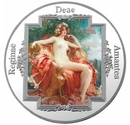 Elogiu femeii - Henrietta Rae - Roses of Youth, medalie pl. cu argint