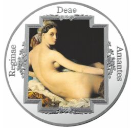 Dominique Ingres - Marea Odaliscă, aliaj de cupru, placat cu argint