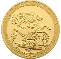 George al III-lea, sovereign în replică, placată cu aur