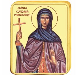 Sf. Cuvioasa Parascheva - medalie icoană