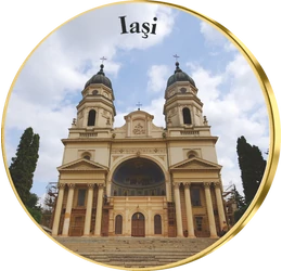 Iaşi, Catedrala Mitropolitană, medalie colorată