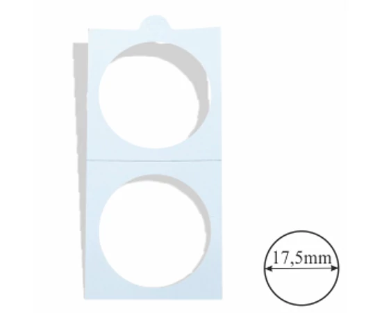 Carton pt. păstr. monedelor 17,5 mm