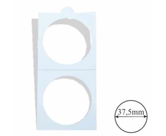 Carton pt. păstr. monedelor 37,5 mm