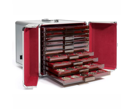 Cufăr din aluminiu pentru 10 tăvi