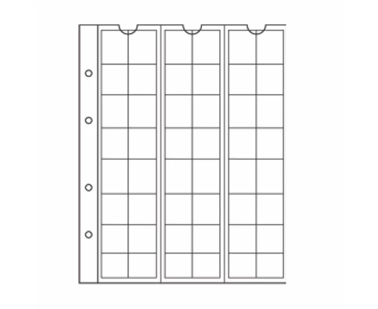 Filă de album, diametrul maxim 17mm