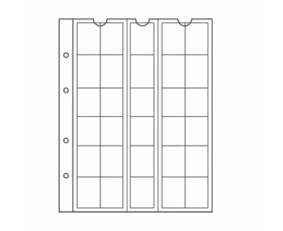 Filă de album, diametrul maxim 25mm