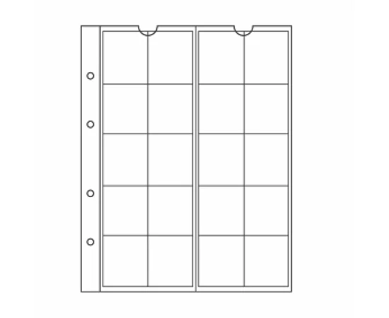 Filă de album, diametrul maxim 34mm