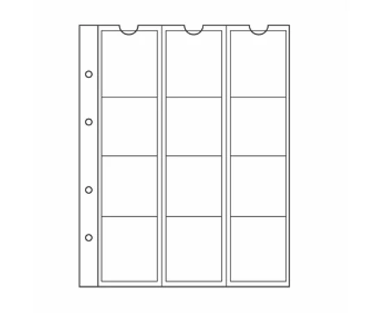Filă de album, diametrul maxim 44mm