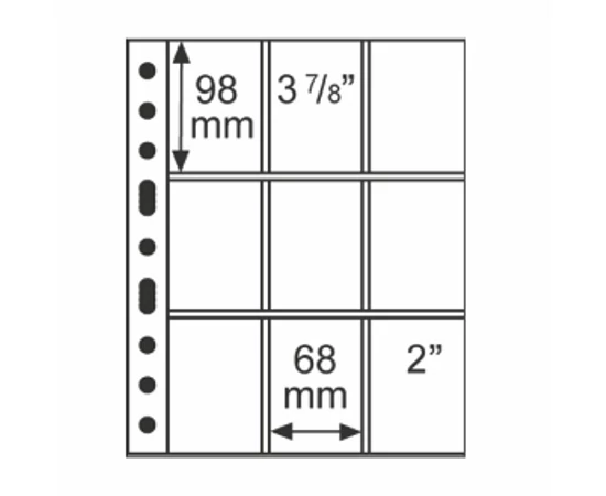 GRANDE file de album, 9 cartoane
