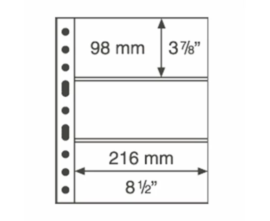 GRANDE file de album, bancnote, 3 folii 