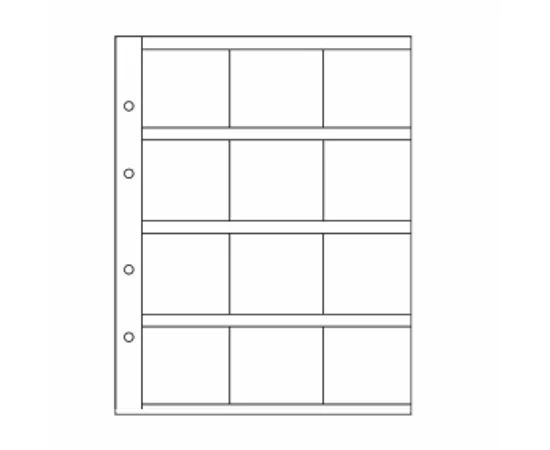 OPTIMA file de album, 12 cartoane