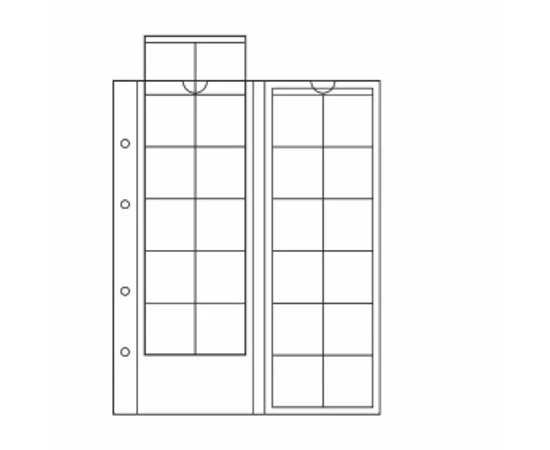 OPTIMA file de album pentru 24 monede