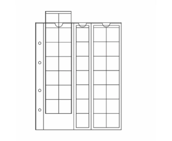 OPTIMA file de album pentru 35 monede