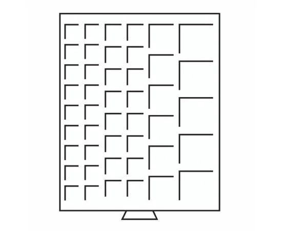 Tavă pentru păstrarea mon., 45 dif. mon.