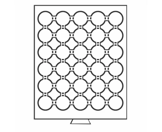 Tavă pt. păstrarea mon., 30 x O 32 mm 