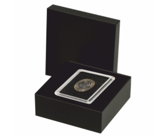 Cutie pentru monede în capsule pătrate (1 x capsulă 50x68 mm)