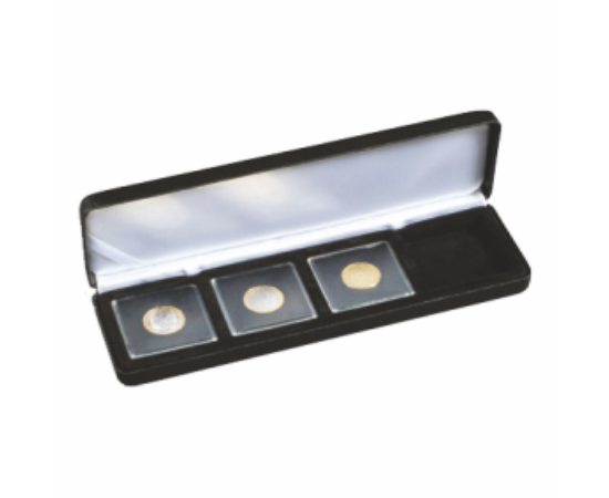 Cutii NOBILE pentru monede în capsule pătrate (4 x Quadrum)